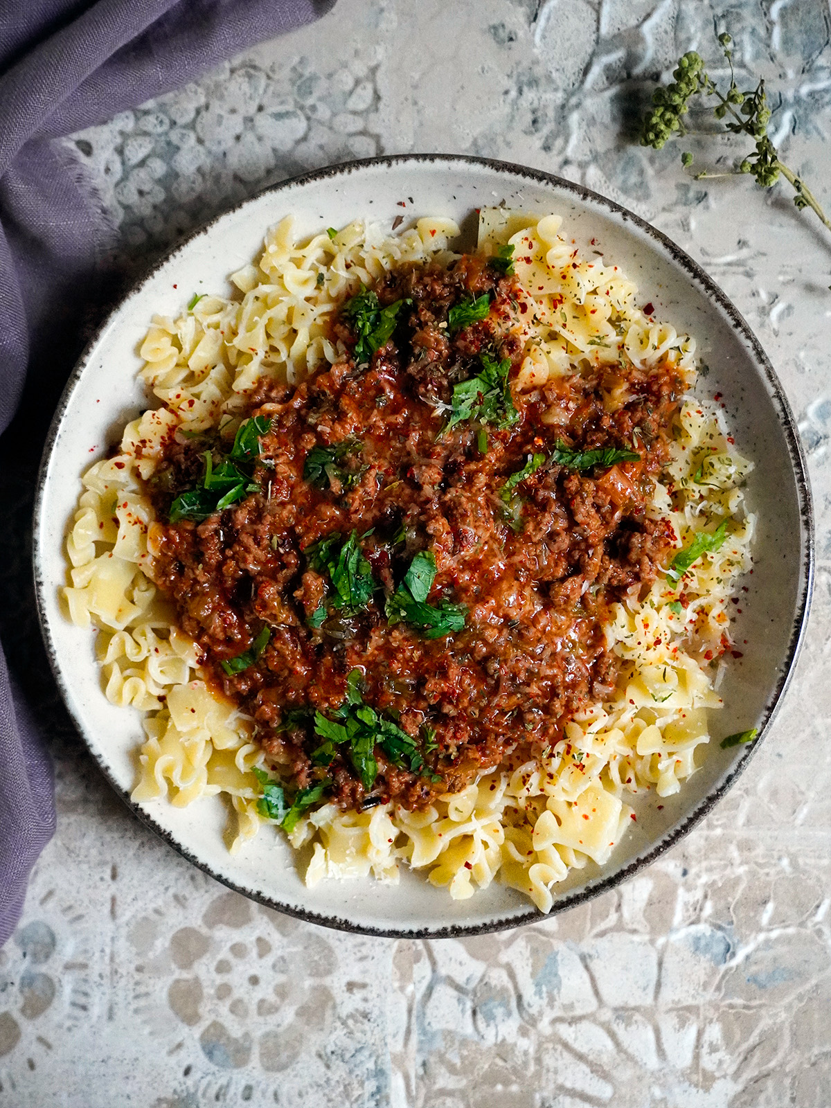 weeknight mediterranean pasta