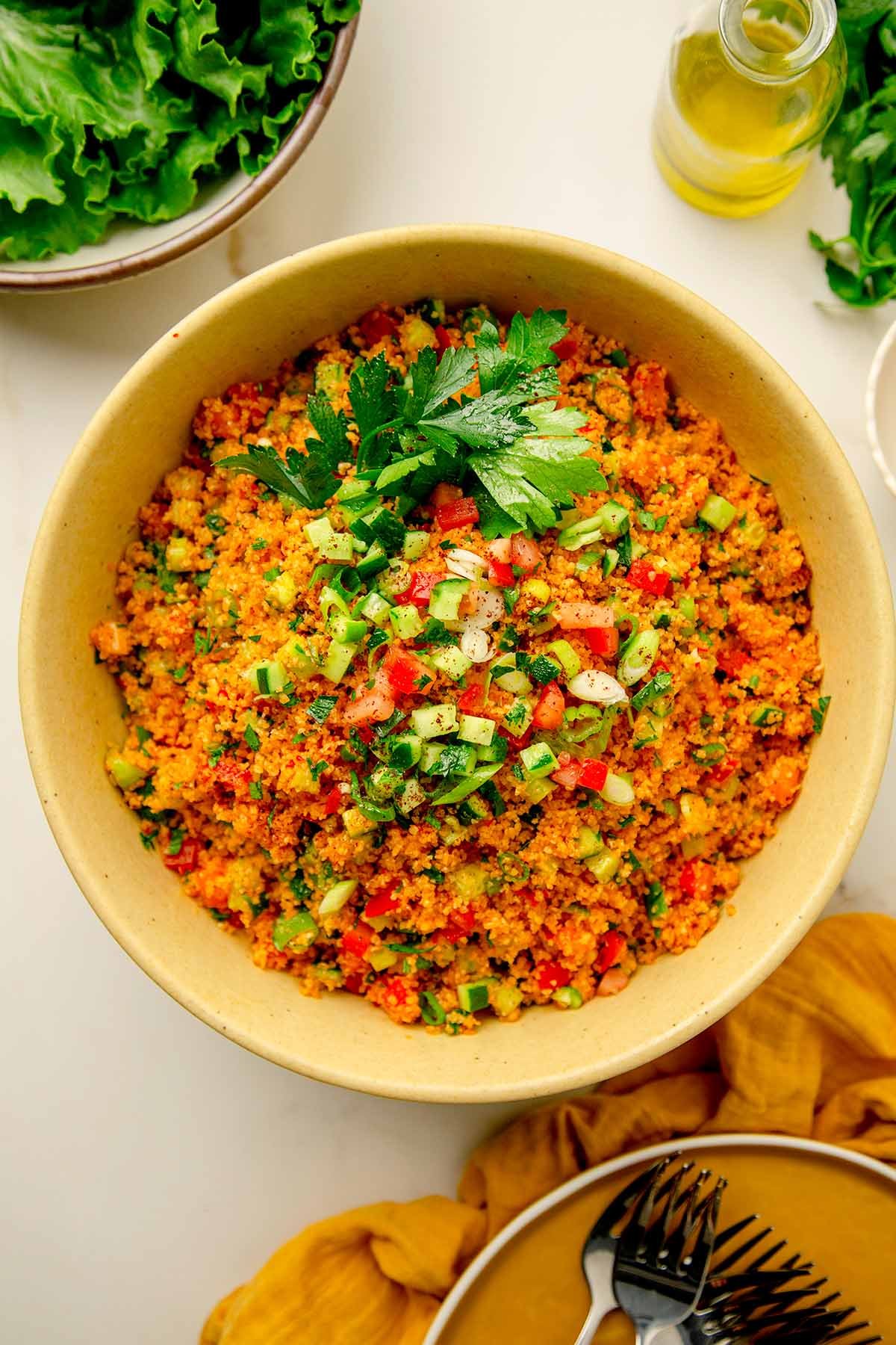 Turkish bulgur salad