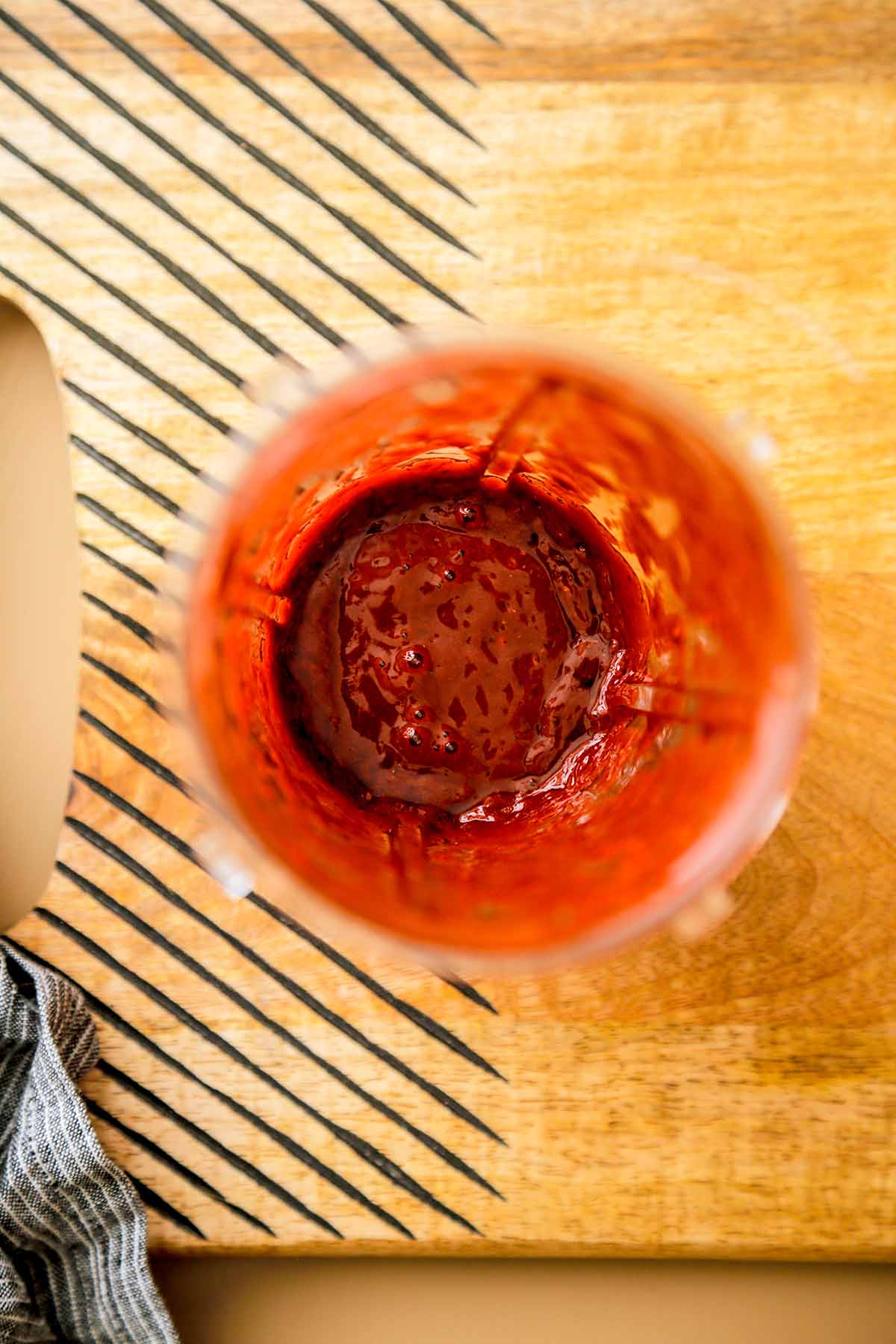 Blended Blackberries, Balsamic Vinegar, and Spices