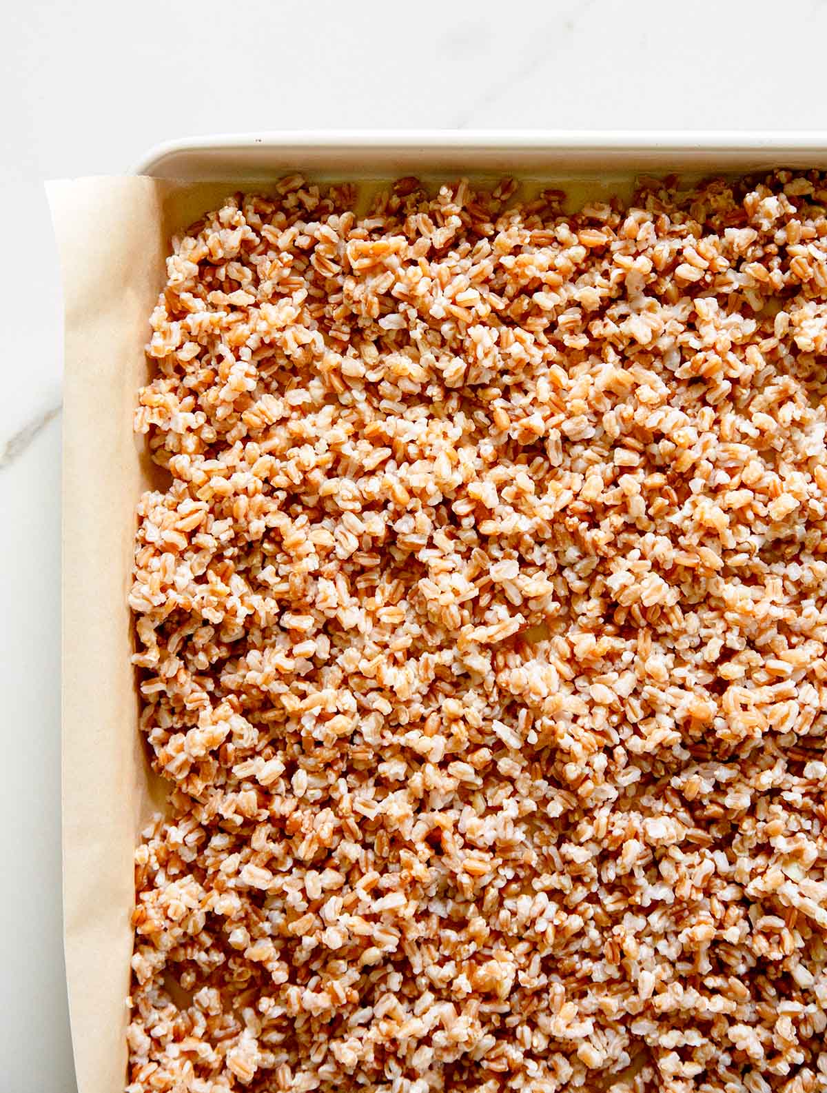 Farro on a Sheetpan