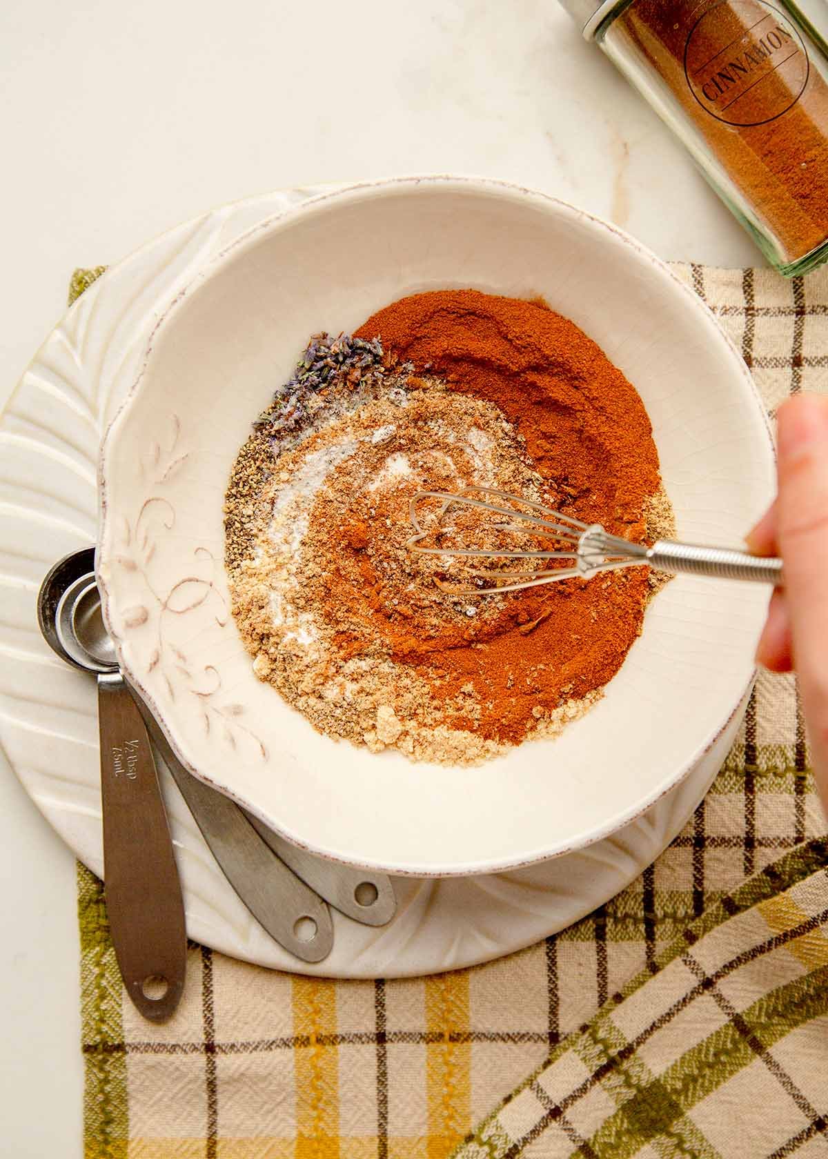 Combined Spice Blend showing warm brown tones.