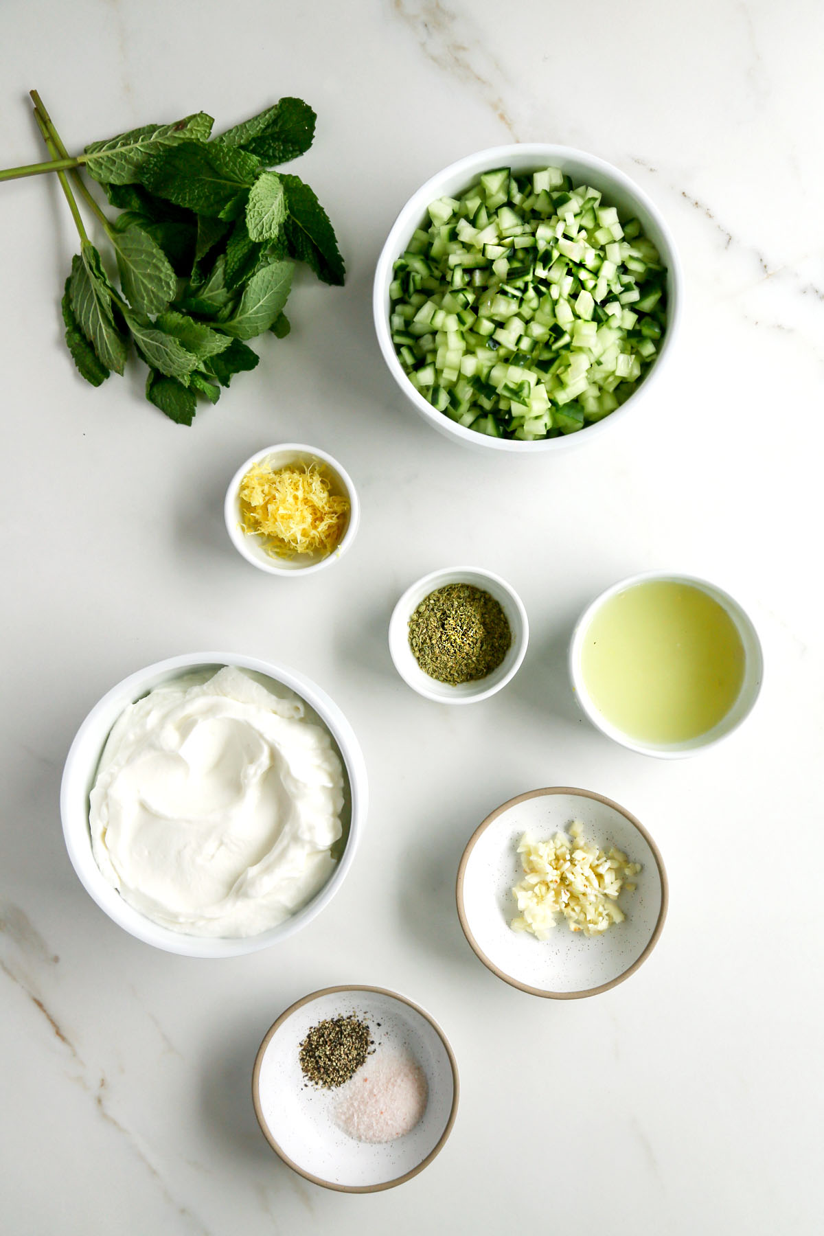 Cacik-Ingredients-in-Bowls