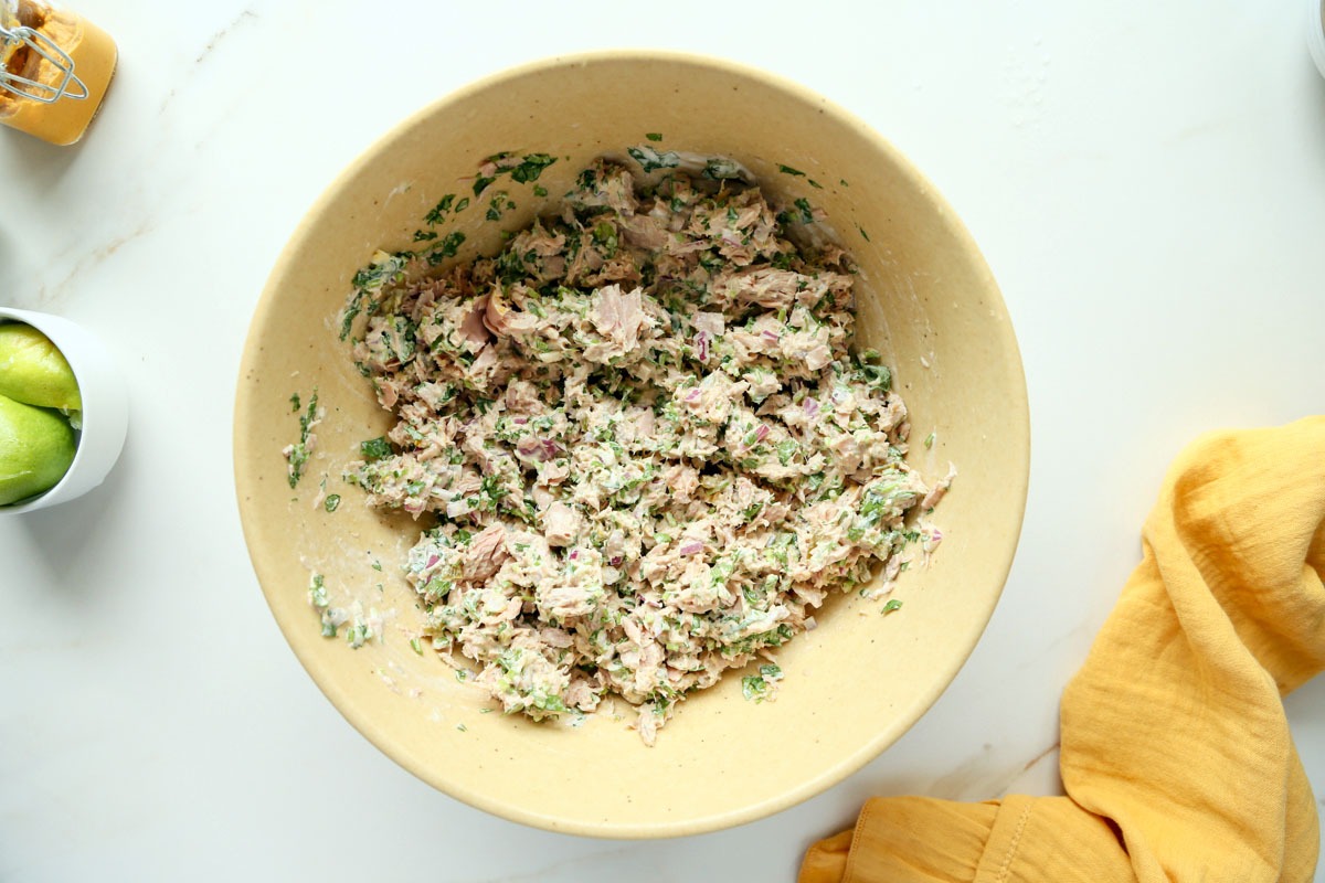 Tuna-Salad-Mixed-in-a-Bowl