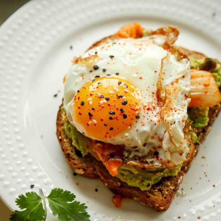 Avocado Toast with Kimchi