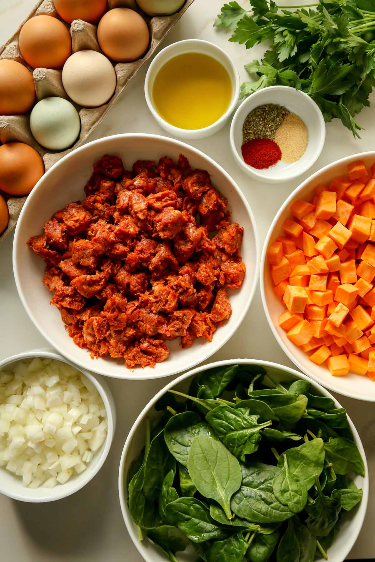 Egg Bake Ingredients