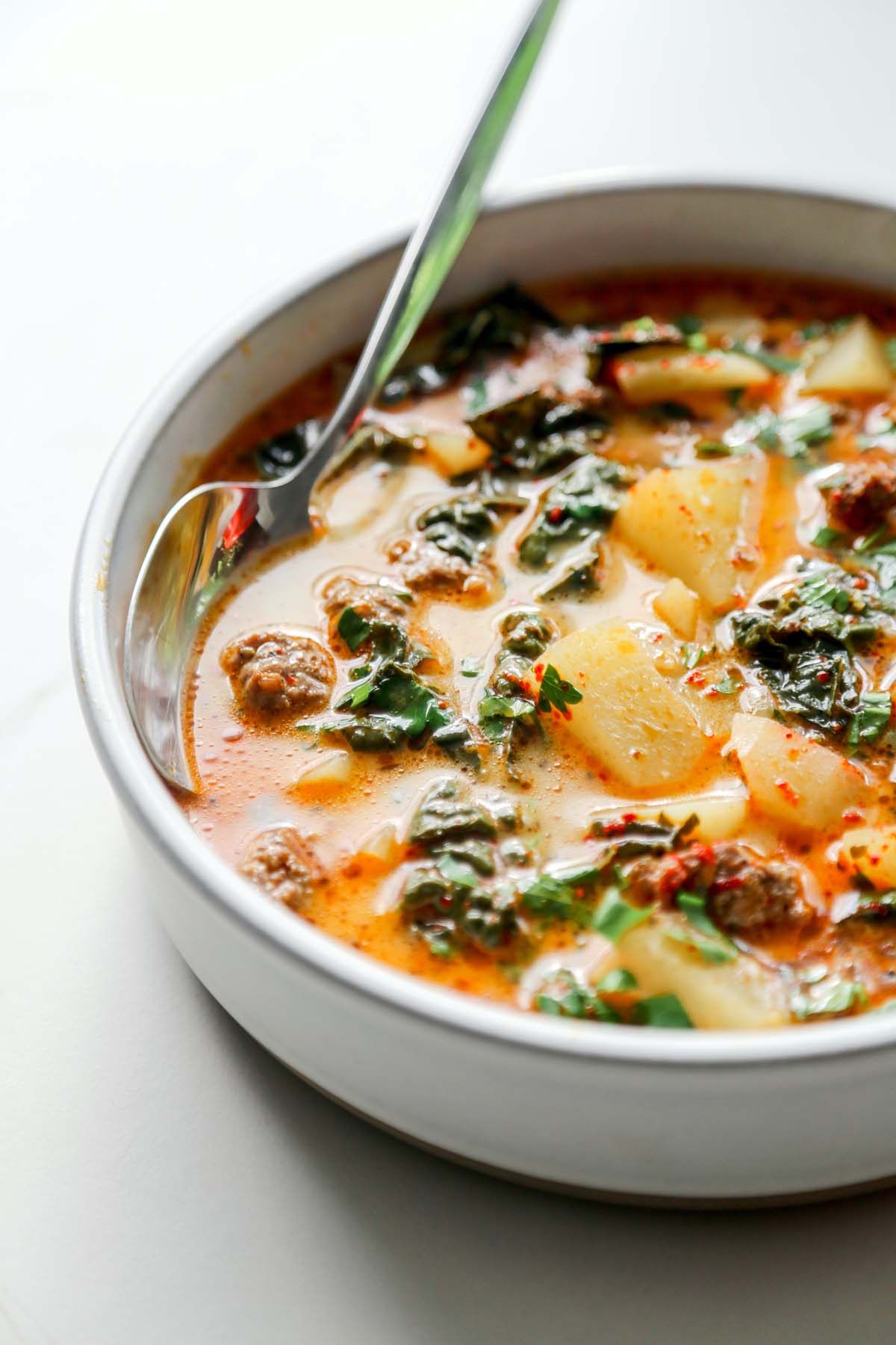 HEALTHY ZUPPA TOSCANA RECIPE (PORK-FREE)