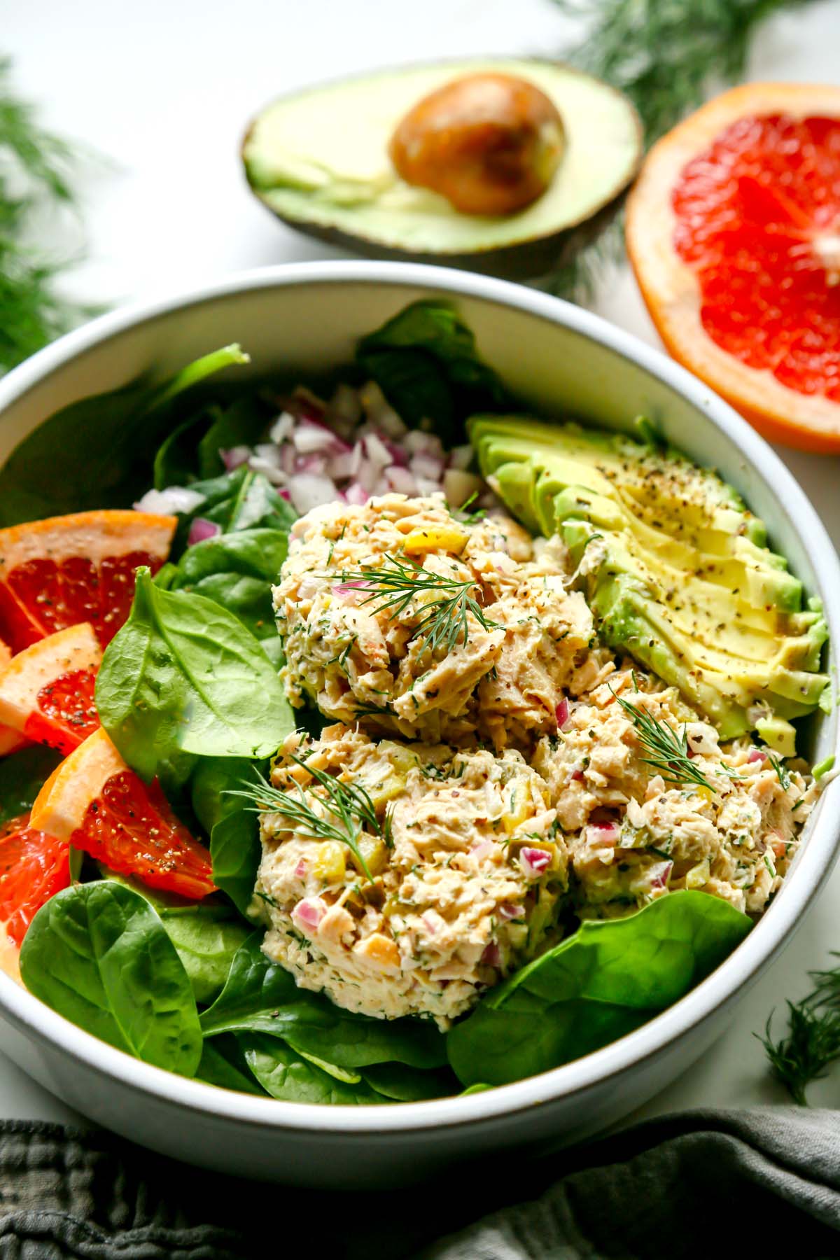 Healthy Tuna Salad Recipe with Avocado