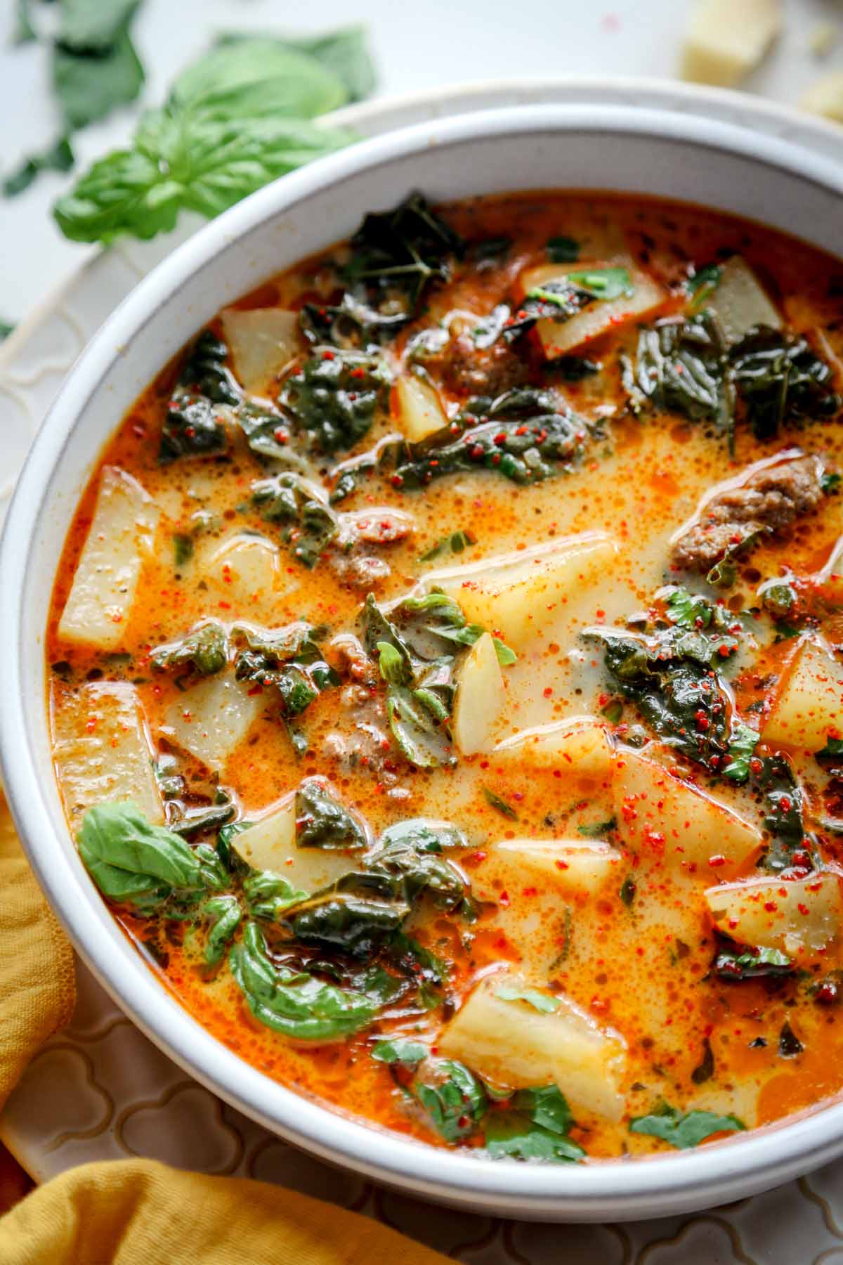 Healthy Zuppa Toscana Recipe (Pork-Free)