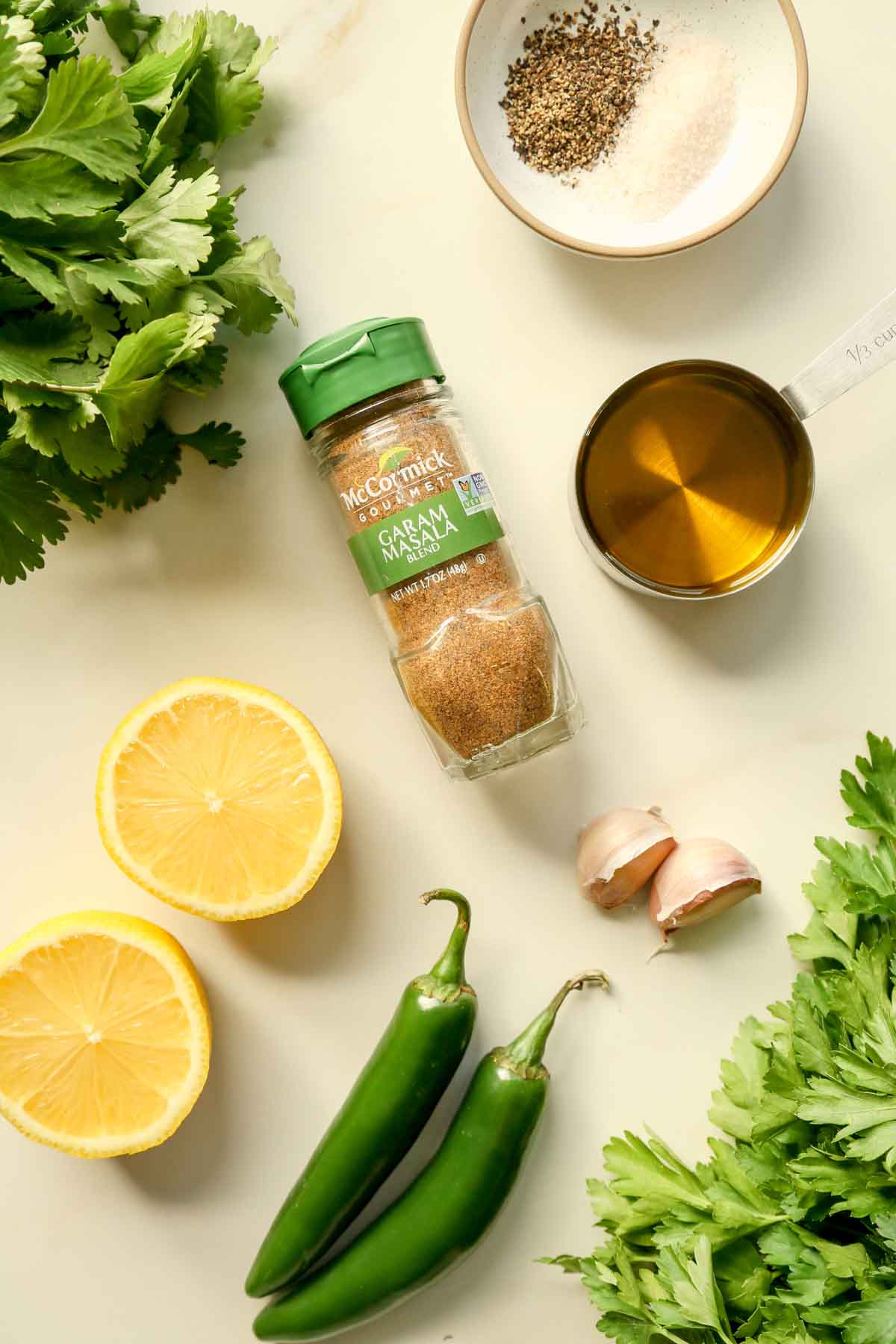 Zhoug Ingredients