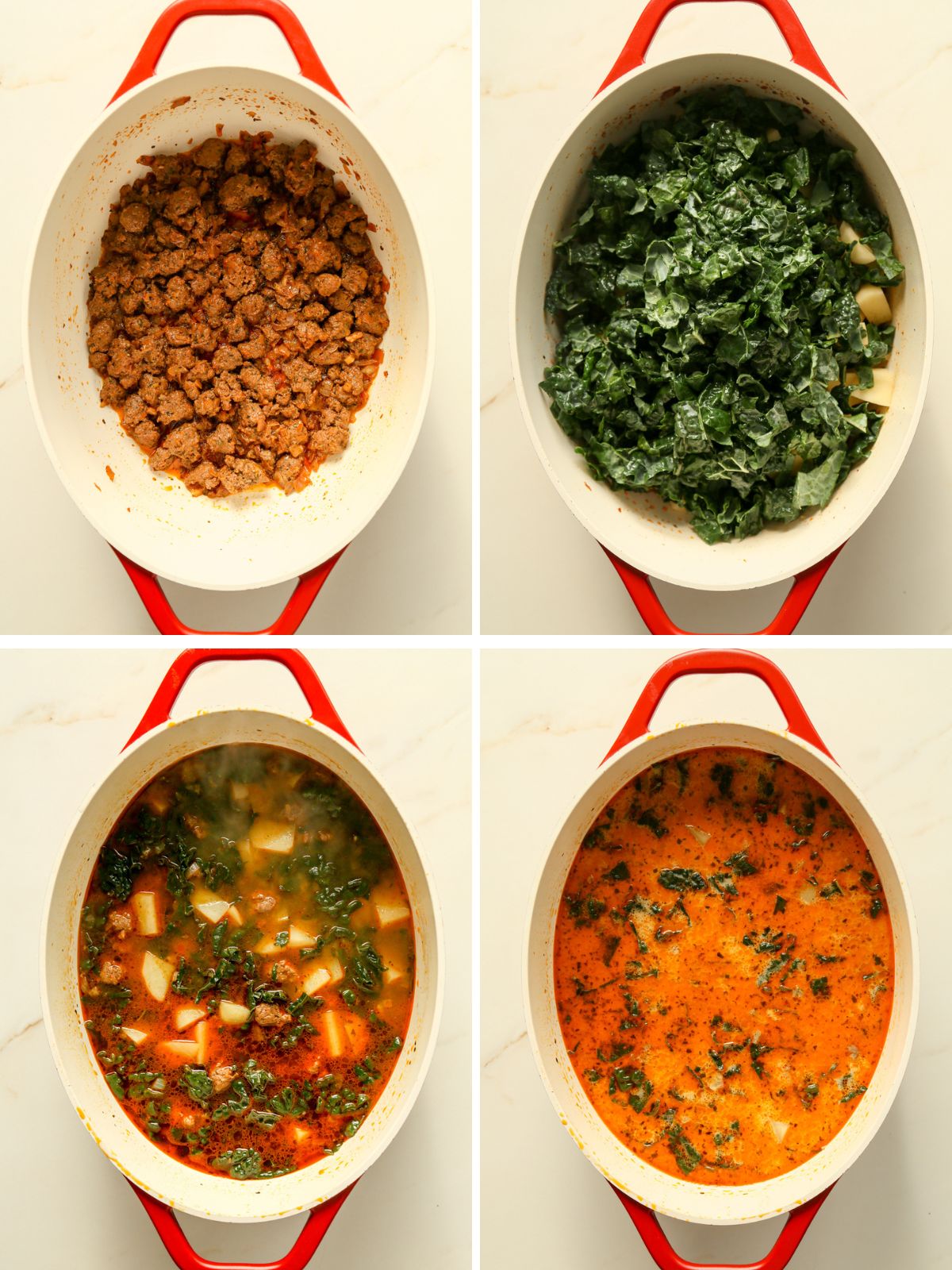 Tuscan Soup Process