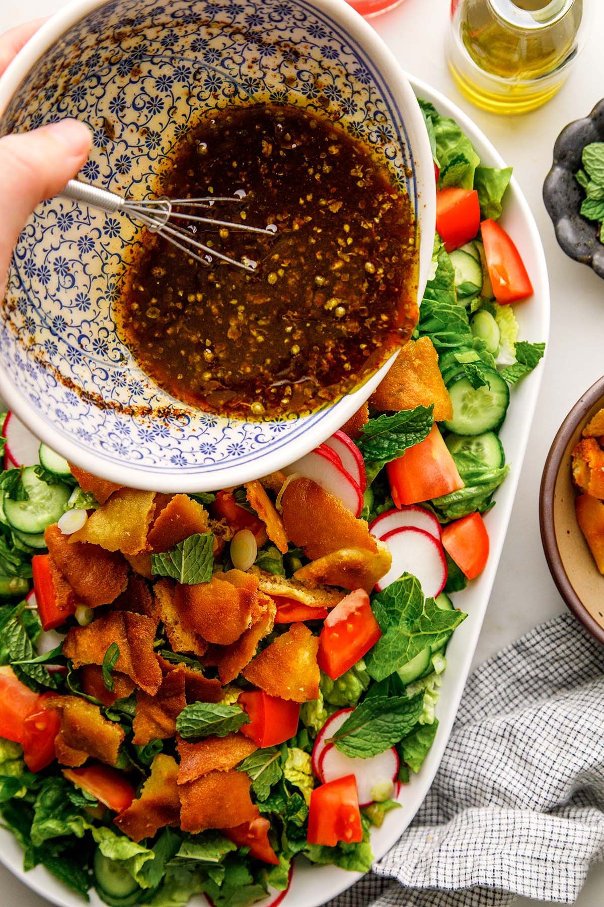 Fattoush Recipe - Crave-Worthy Fattoush Recipe - Crave-Worthy