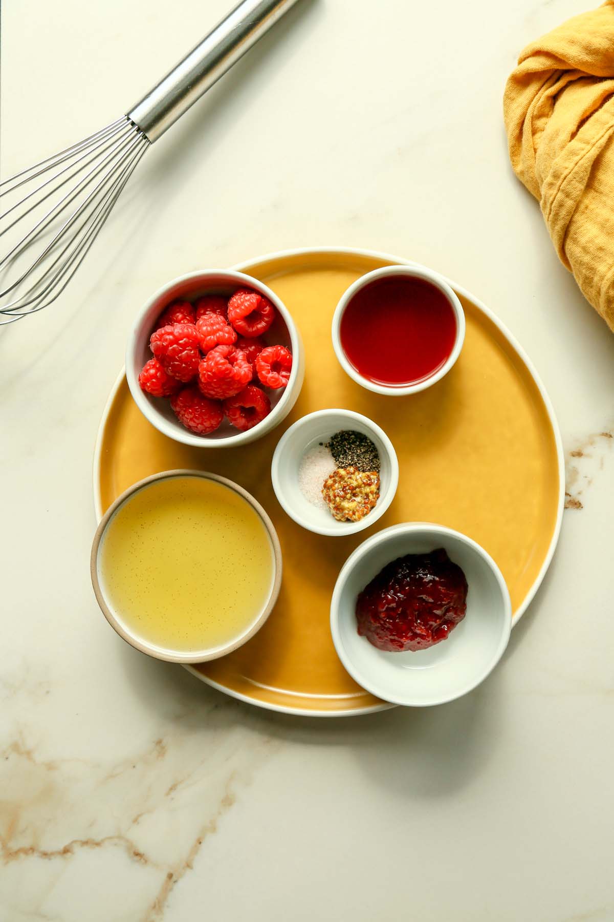 Raspberry Vinaigrette Ingredients
