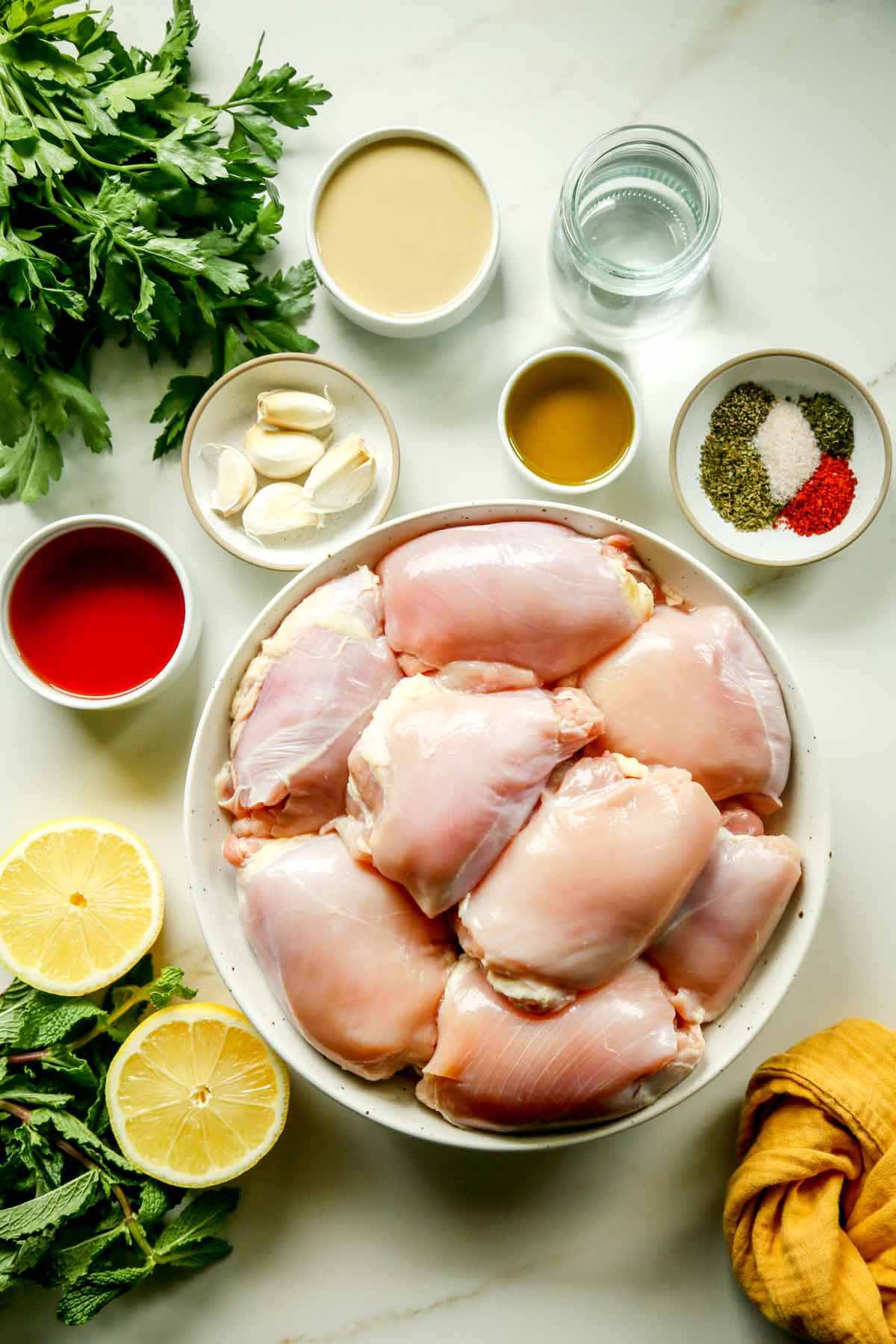 Za'atar Chicken Ingredients