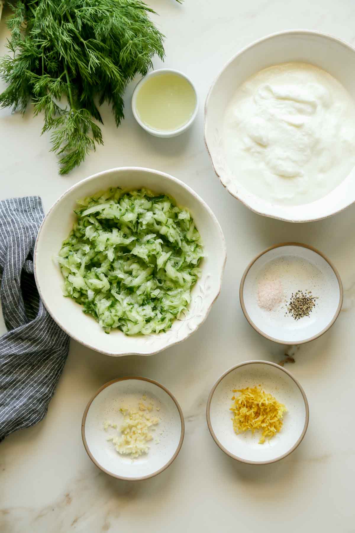Goat's Milk Tzatziki Sauce Ingredients