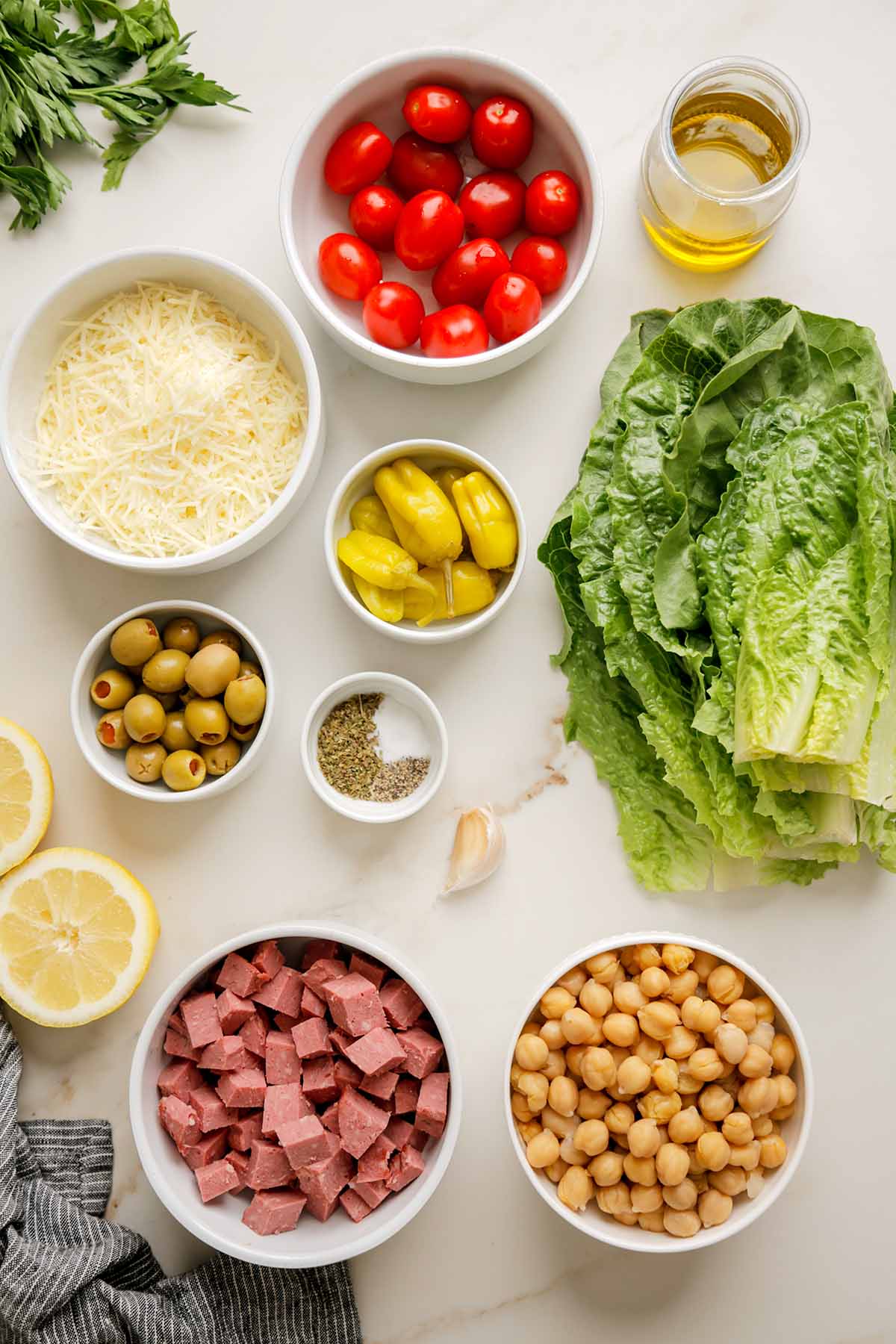Chopped Italian Salad Ingredients