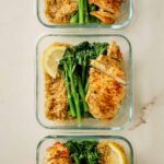 Meal Prep Greek Chicken and Broccolini