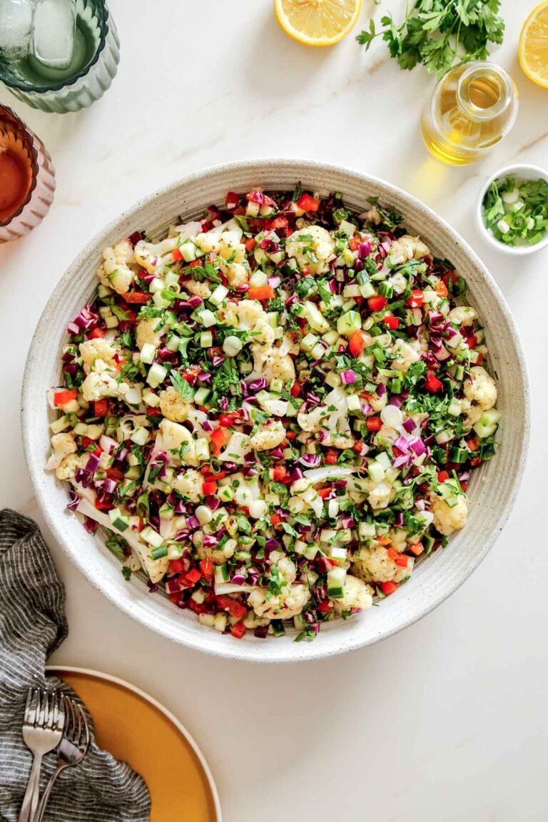 Marinated Cauliflower Salad