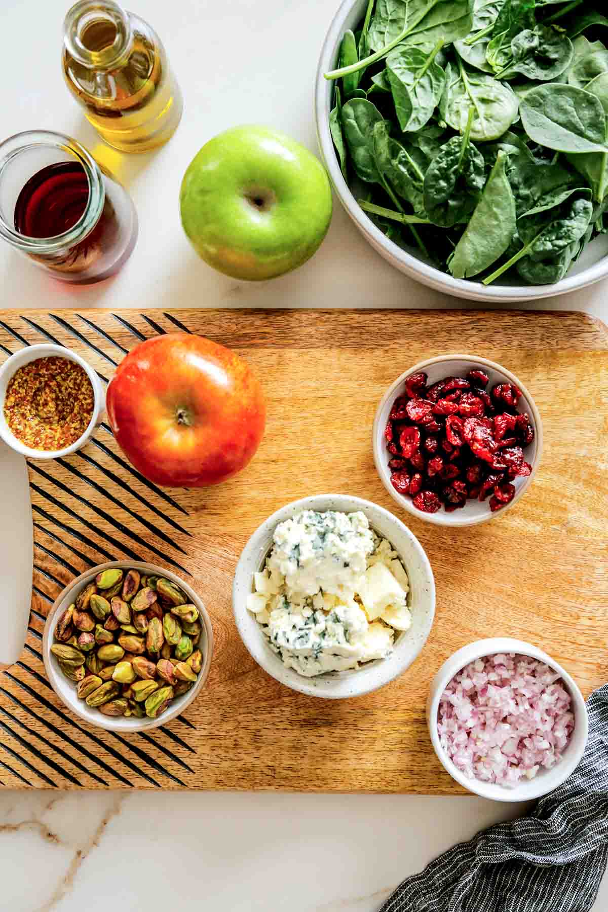 Spinach Salad Ingredients