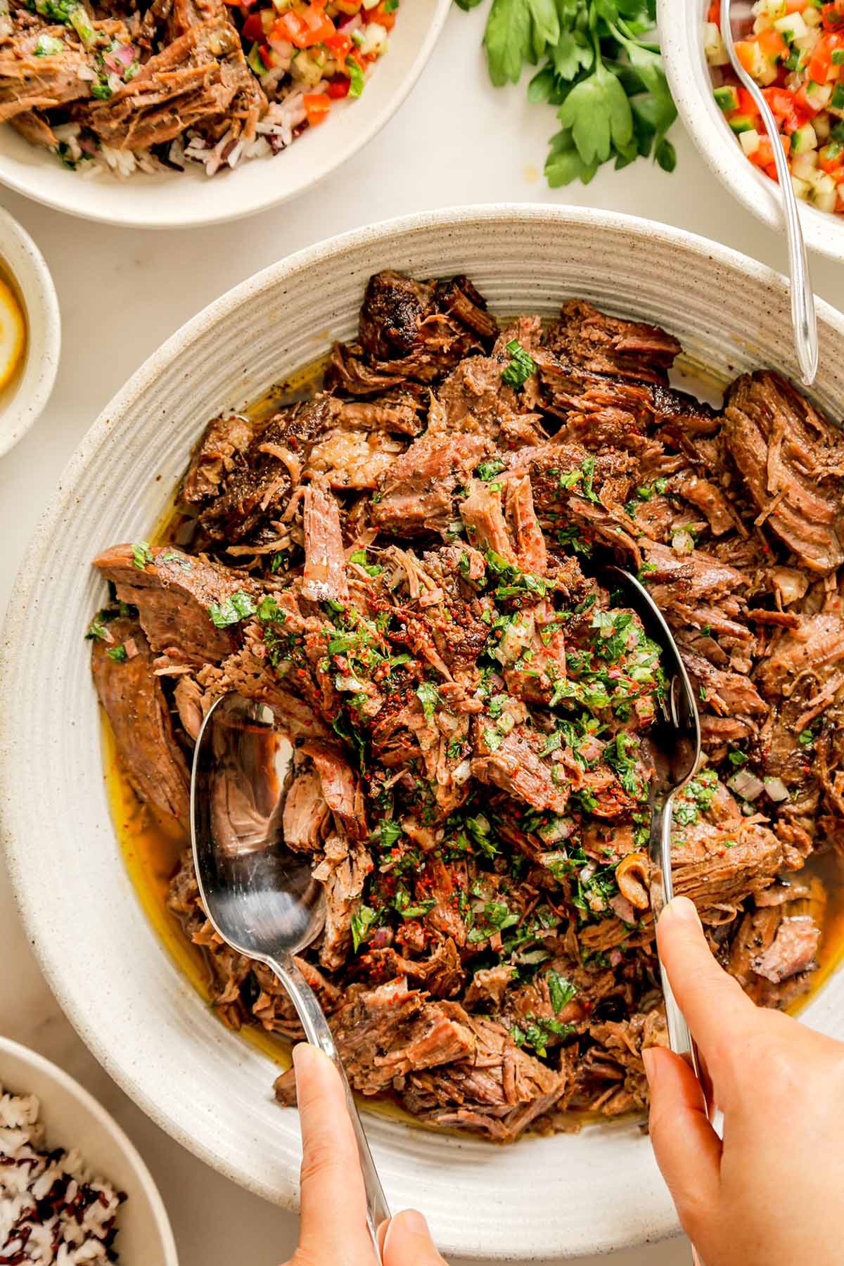 pull apart leg of lamb recipe