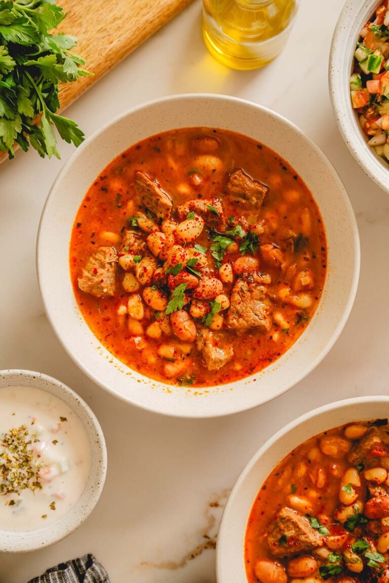 Kuru Fasulye Recipe (Turkish White Bean Stew)
