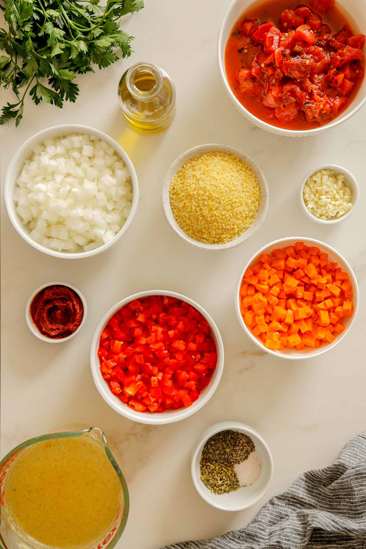 Turkish Bulgur Soup Ingredients 