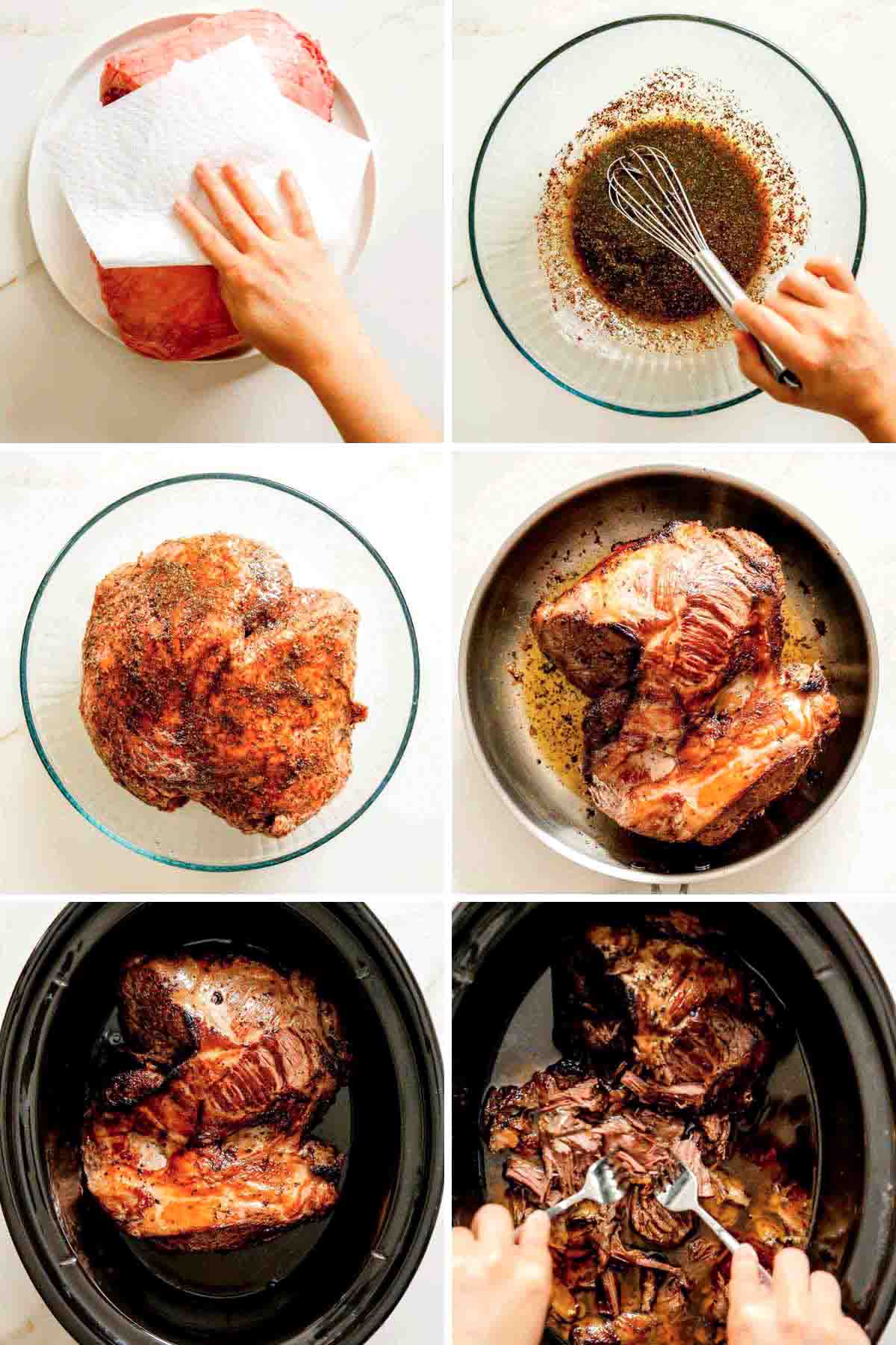 Steps to Make Roast Leg of Lamb in Slow Cooker