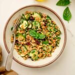 Bowl of Zucchini Farro Salad