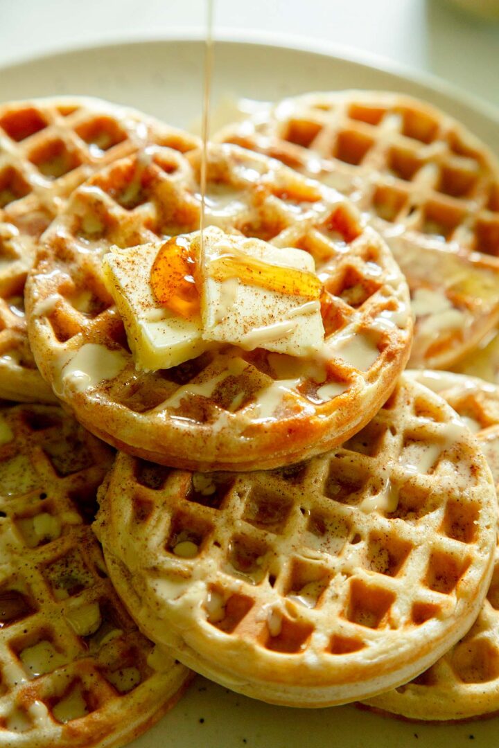 tahini waffles