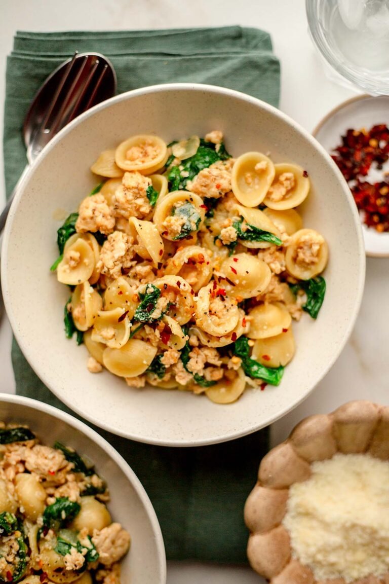 Orecchiette with Chicken Sausage Recipe