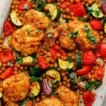 Sheet Pan Chicken Shawarma with Vegetables