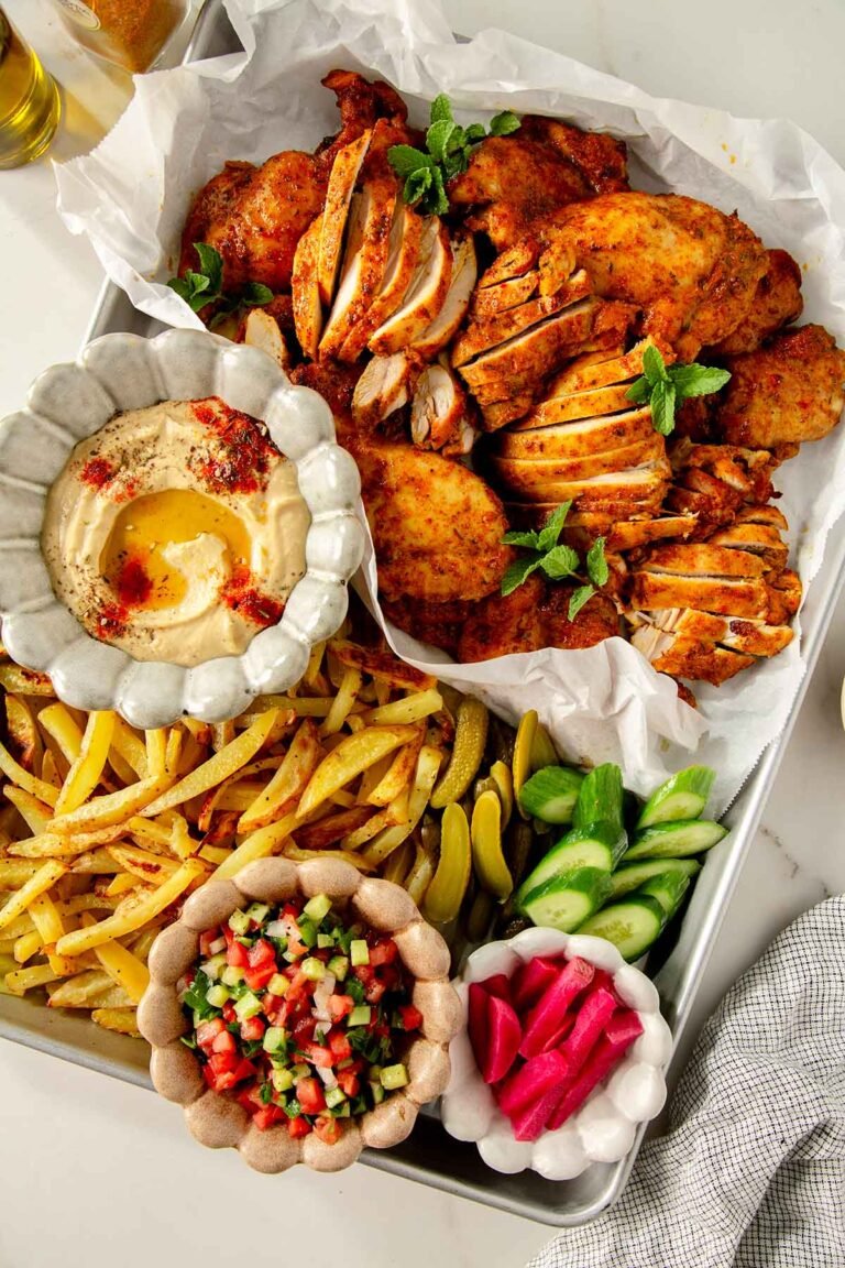 Sheet pan Chicken Shawarma