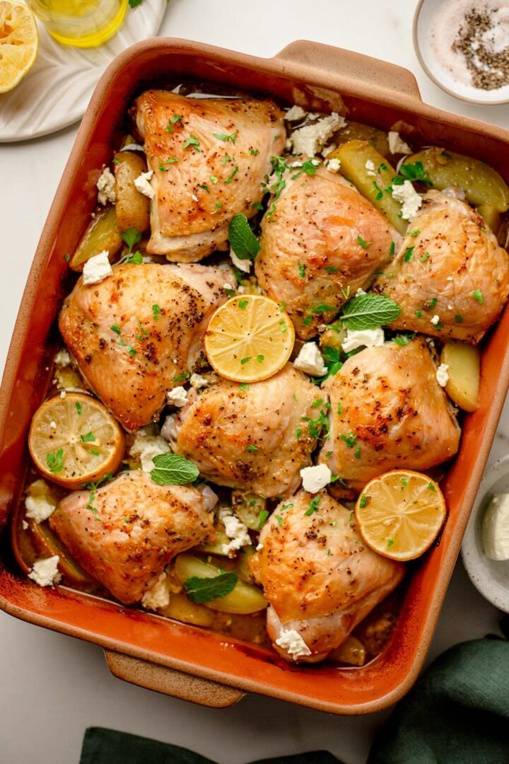 Greek Lemon Chicken and Potatoes