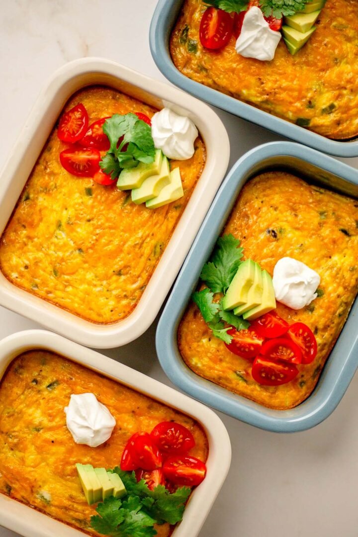 High Protein Southwest Egg Bake