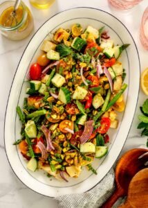 Roasted Asparagus Salad with Sweet Potatoes