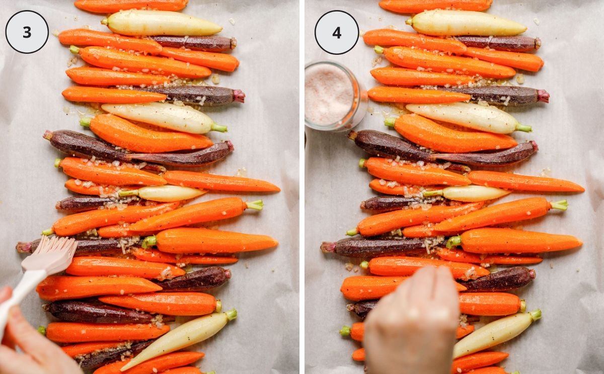 Brushing Carrots and Adding a Pinch of Sea Salt