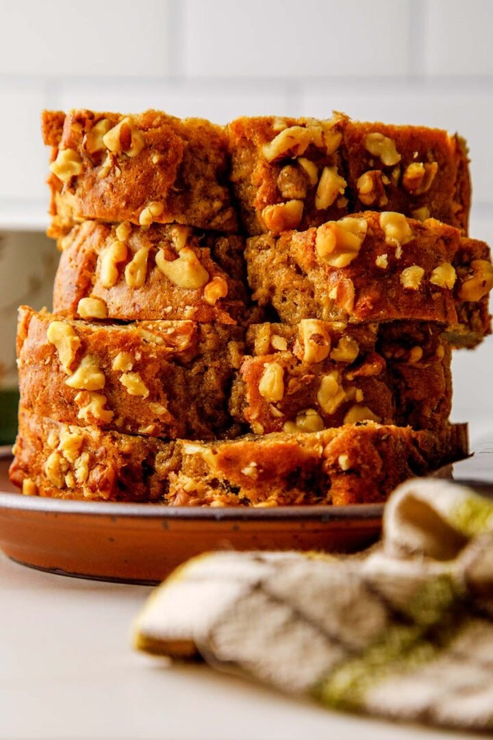 Banana Bread Recipe with Honey and Walnuts